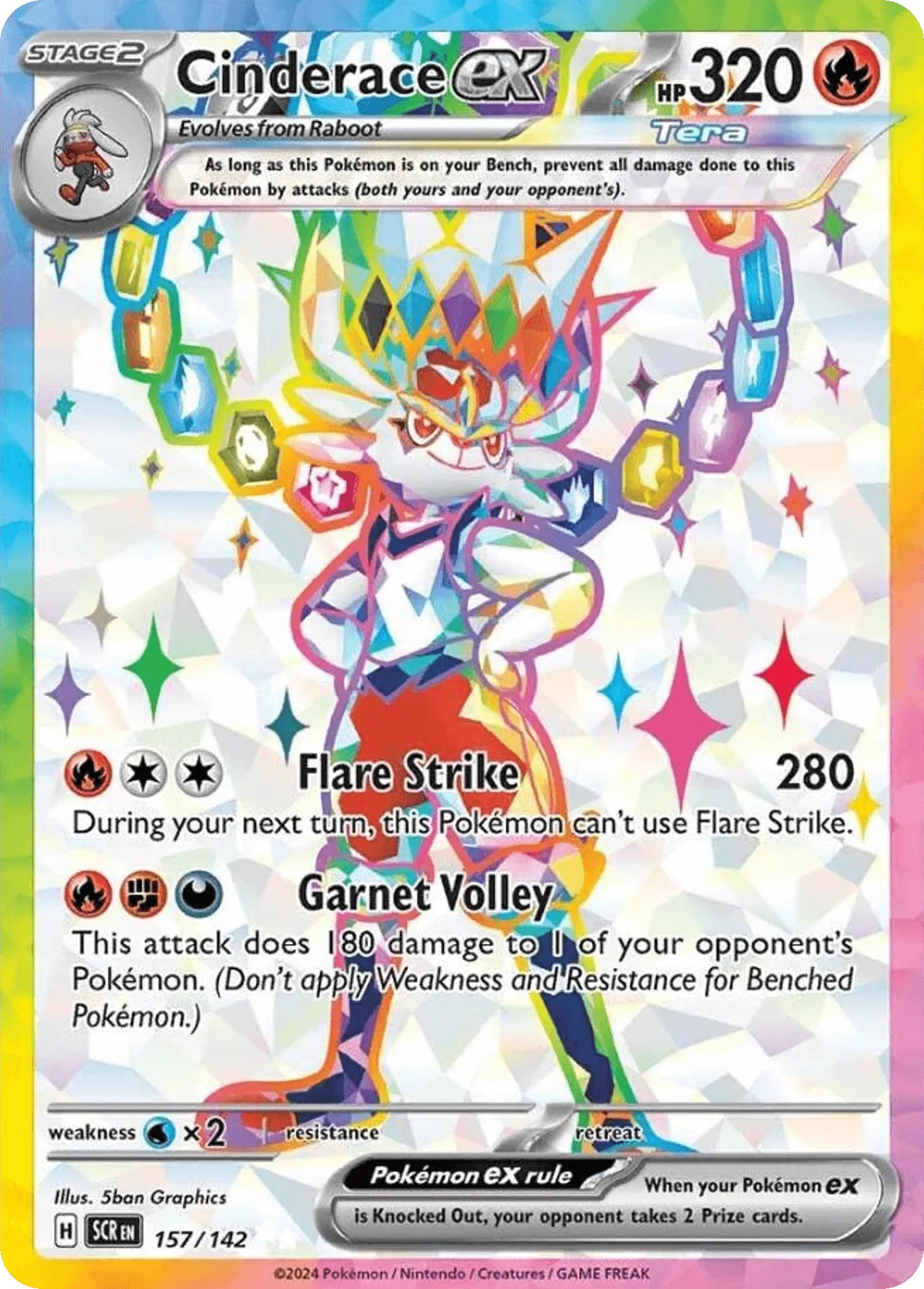 157/142 from Stellar Crown Card List Ultra Rare Pokemon Card