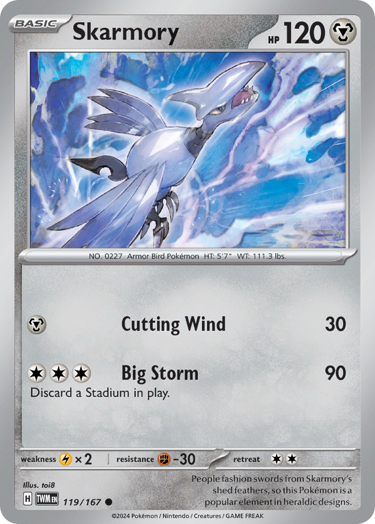 119/167 from Twilight Masquerade Common Pokemon Card