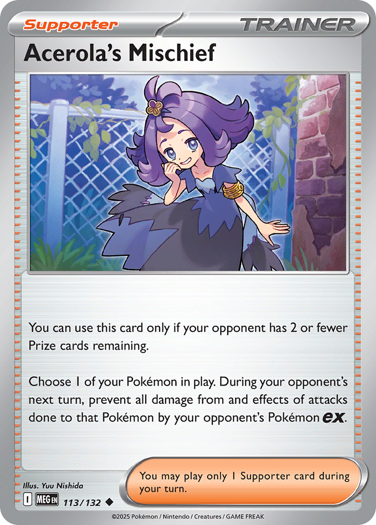 113/132 from Mega Evolution Uncommon