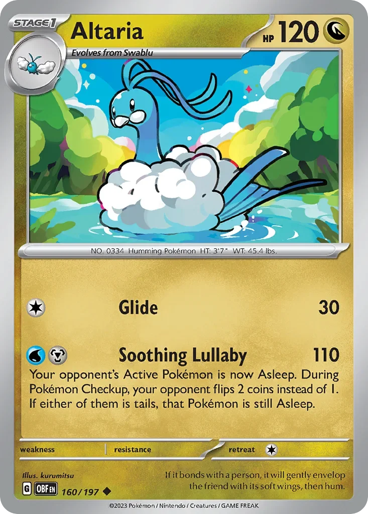 160/197 from Obsidian Flames Uncommon Pokemon Card