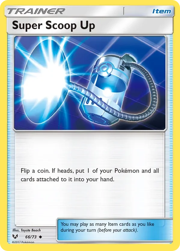 66/73 from Shining Legends Uncommon Trainer Card