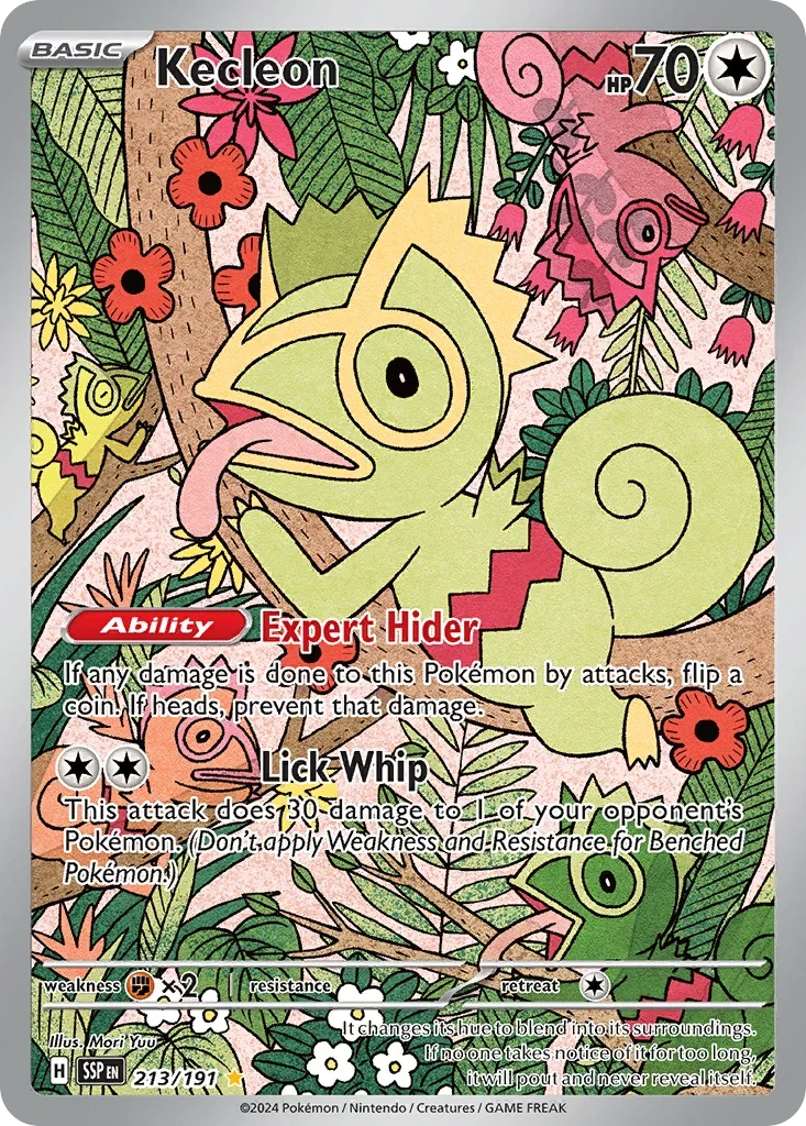 213/191 from Surging Sparks Card List Illustration Rare Pokemon Card