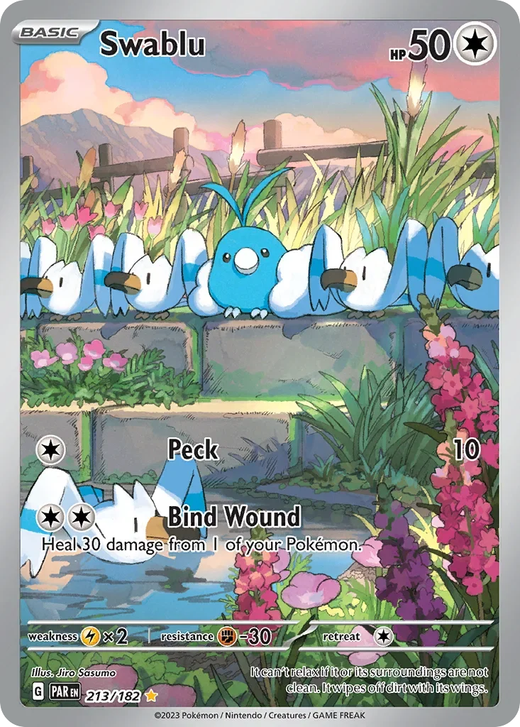 213/182 from Paradox Rift Illustration Rare Pokemon Card