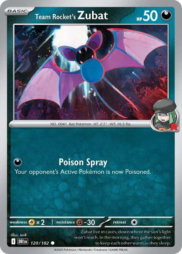 120/182 from Destined Rivals Common Pokemon Card