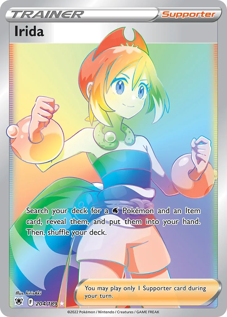 204/189 from Astral Radiance Rainbow Rare Trainer Card