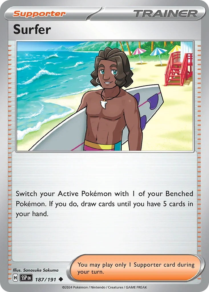 187/191 from Surging Sparks Card List Uncommon Pokemon Card