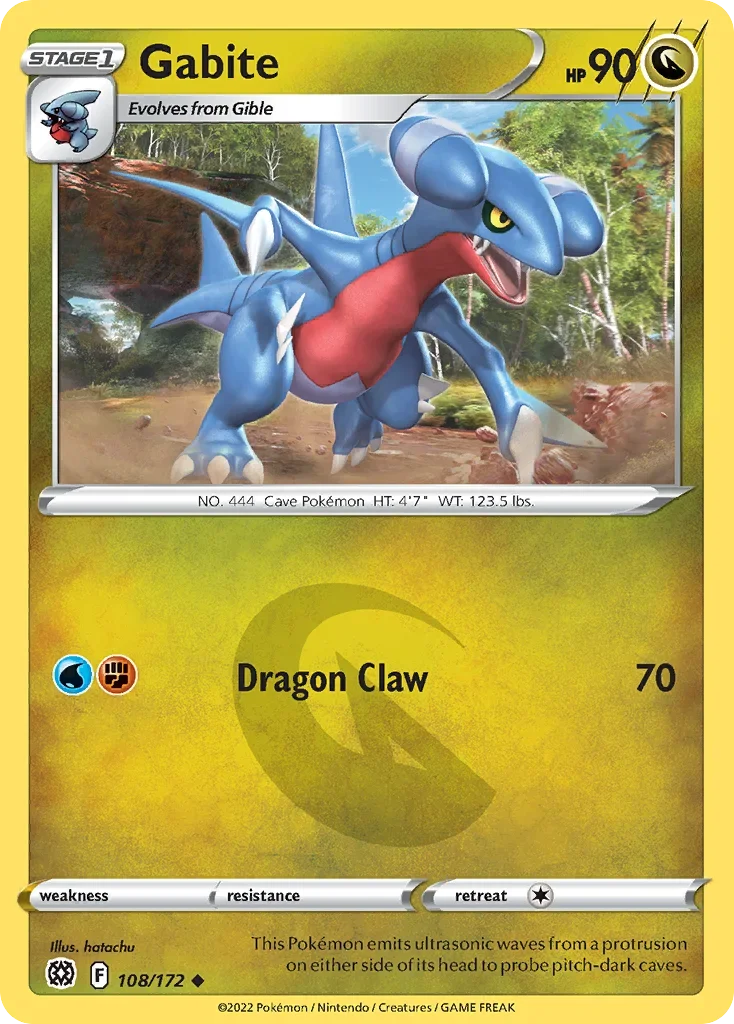 108/172 from Brilliant Stars Uncommon Pokemon Card