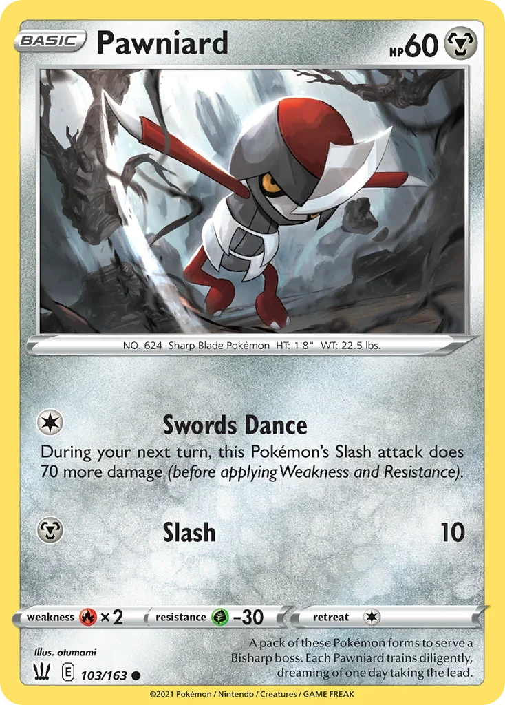 103/163 from Battle Styles Common Pokemon Card