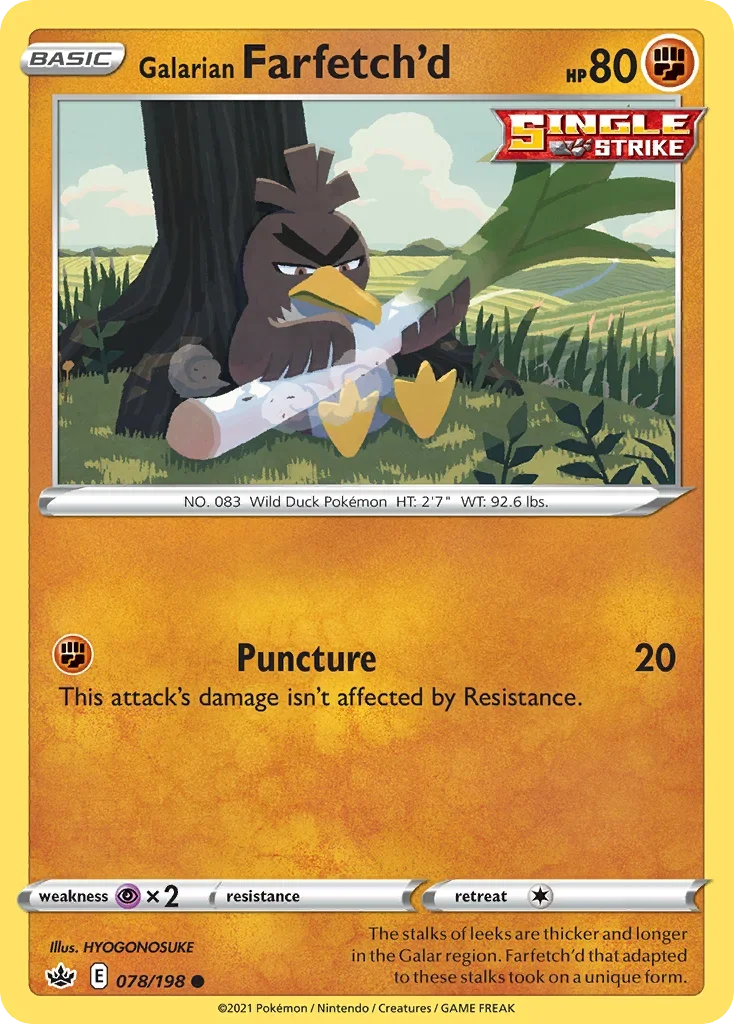 078/198 from Chilling Reign Common Pokemon Card
