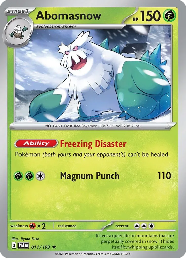 011/193 from Paldea Evolved Rare Pokemon Card