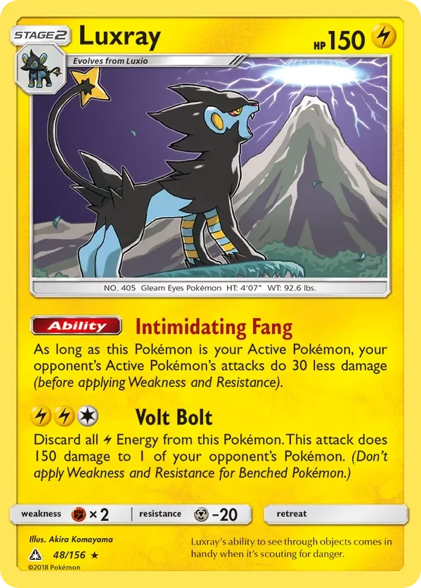48/156 from Ultra Prism Holo Rare Pokemon Card