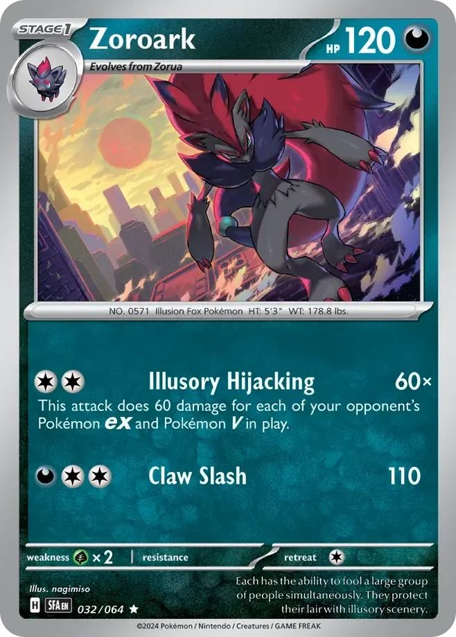 032/064 from Shrouded Fable Card List Rare Pokemon Card