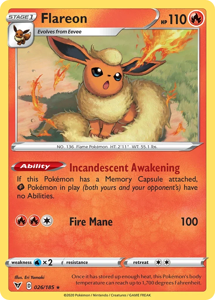 026/185 from Vivid Voltage Rare Pokemon Card