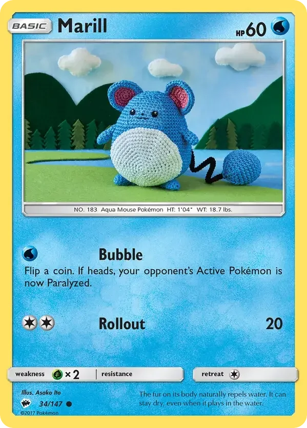 34/147 from Burning Shadows Common Pokemon Card