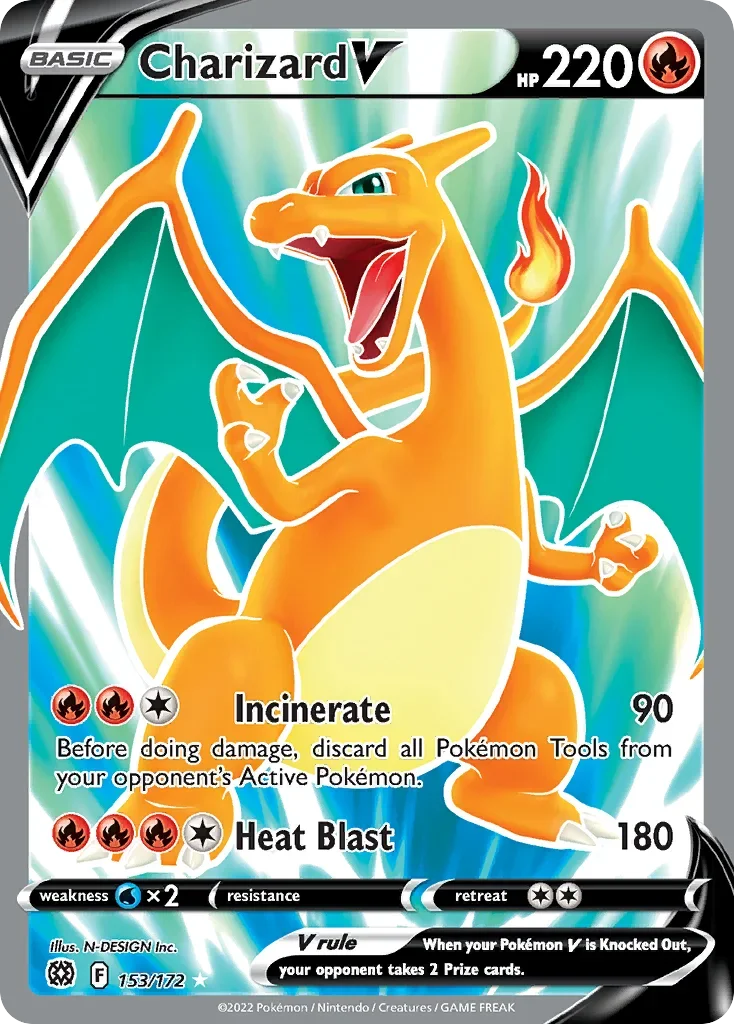 153/172 from Brilliant Stars Full Art Pokemon Card
