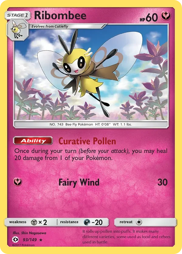 93/149 from Sun & Moon Base Holo Rare Pokemon Card