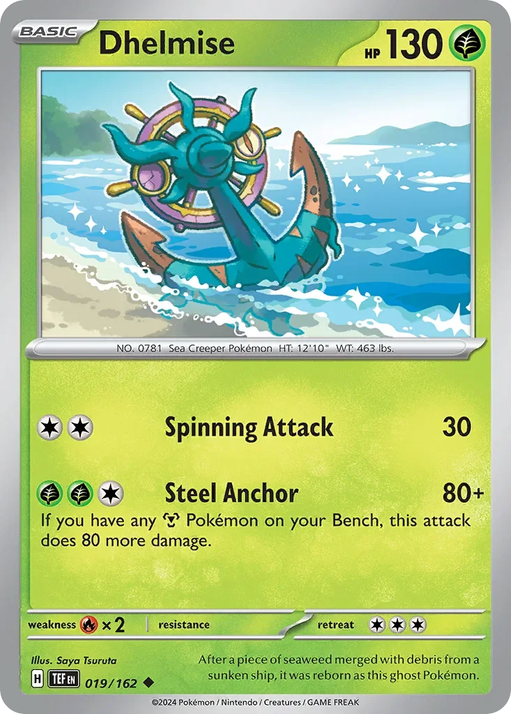 019/162 from Temporal Forces Card List Uncommon Pokemon Card