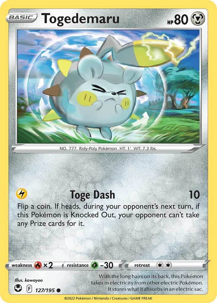 127/195 from Silver Tempest Common Pokemon Card