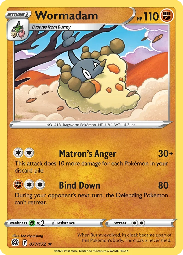 077/172 from Brilliant Stars Rare Pokemon Card