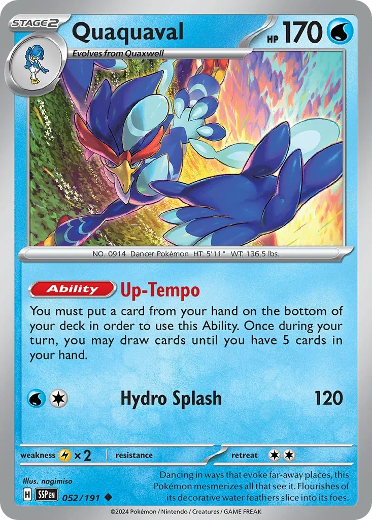 052/191 from Surging Sparks Card List Uncommon Pokemon Card