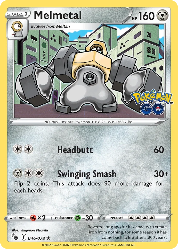 046/078 from Pokemon GO Holo Rare Pokemon Card