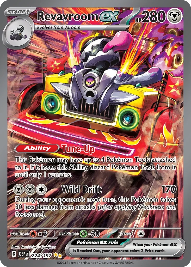224/197 from Obsidian Flames Special Illustration Rare Pokemon Card