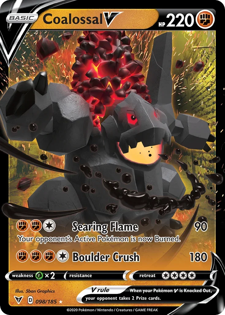 098/185 from Vivid Voltage Ultra Rare Pokemon Card