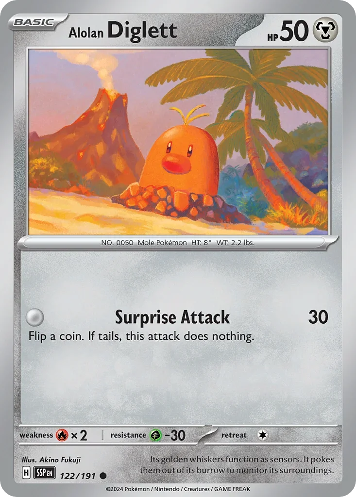 122/191 from Surging Sparks Card List Common Pokemon Card