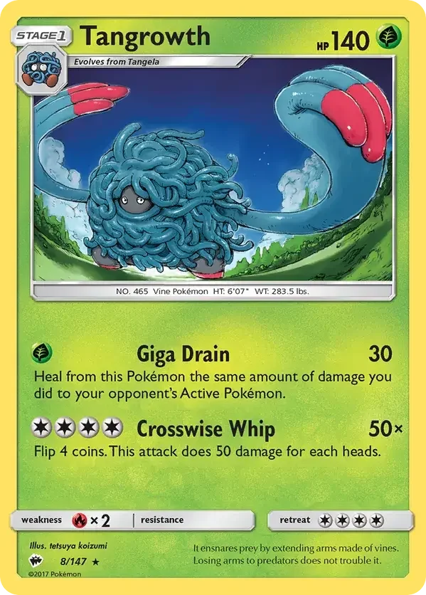 8/147 from Burning Shadows Rare Pokemon Card