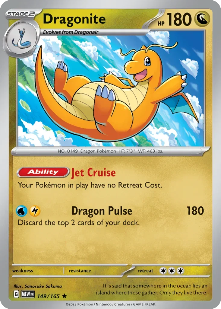 149/165 from 151 Rare Pokemon Card