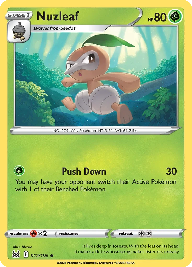 012/196 from Lost Origin Uncommon Pokemon Card