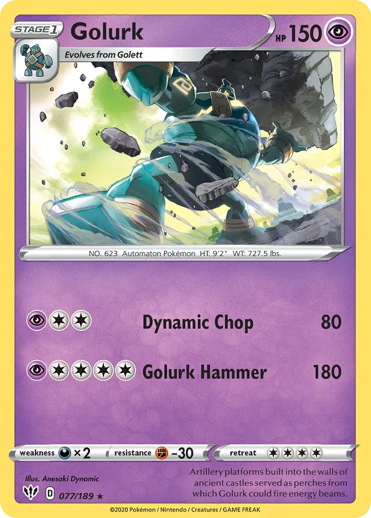 077/189 from Darkness Ablaze Rare Pokemon Card