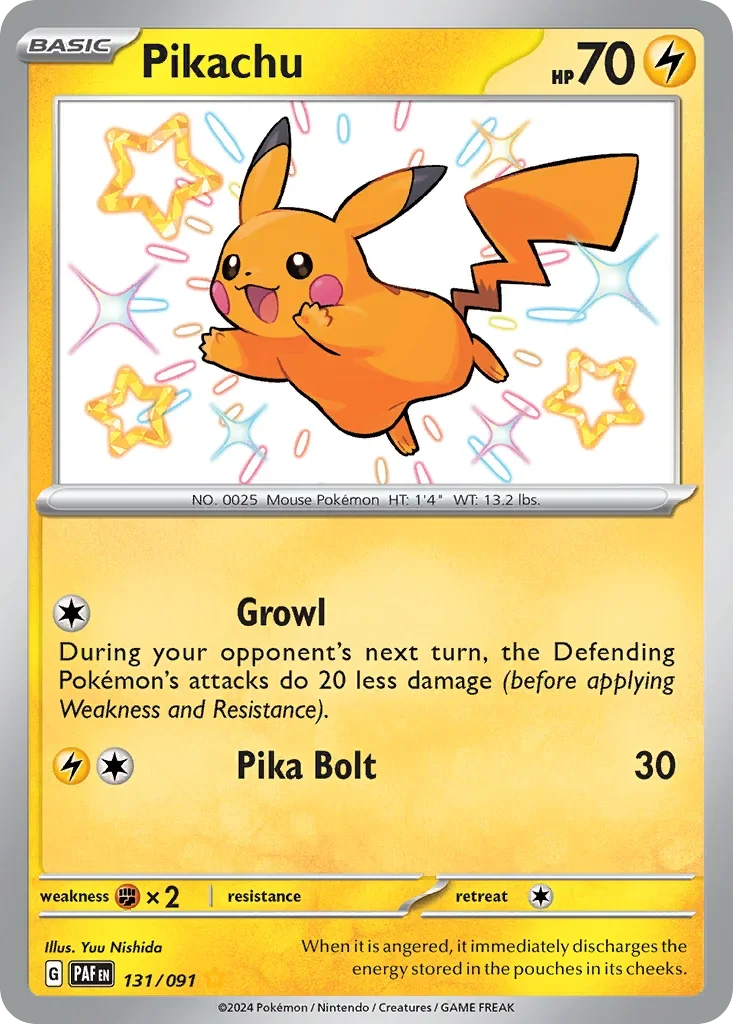 131/091 from Paldean Fates Shiny Rare Pokemon Card