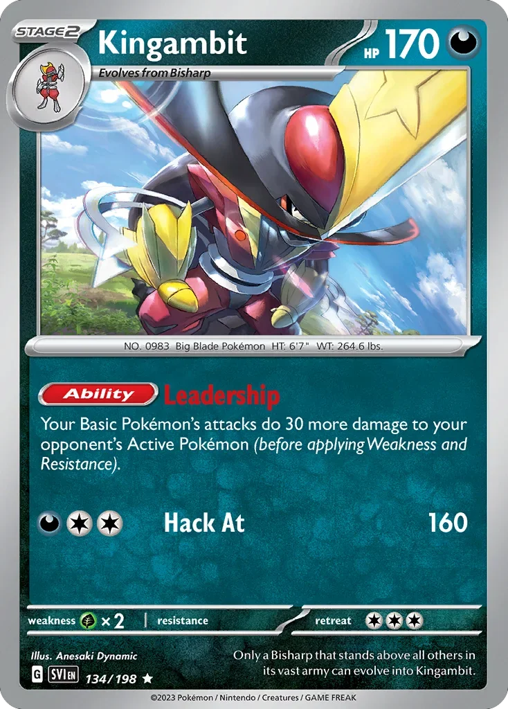 134/198 from Scarlet & Violet Rare Pokemon Card