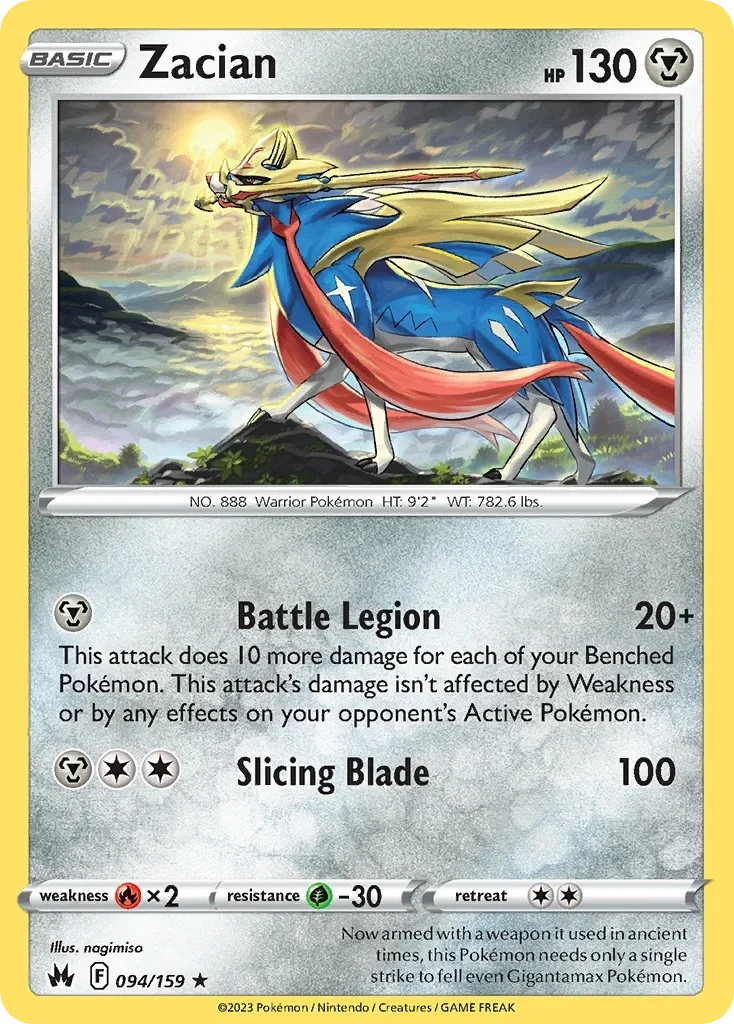 094/159 from Crown Zenith Holo Rare Pokemon Card