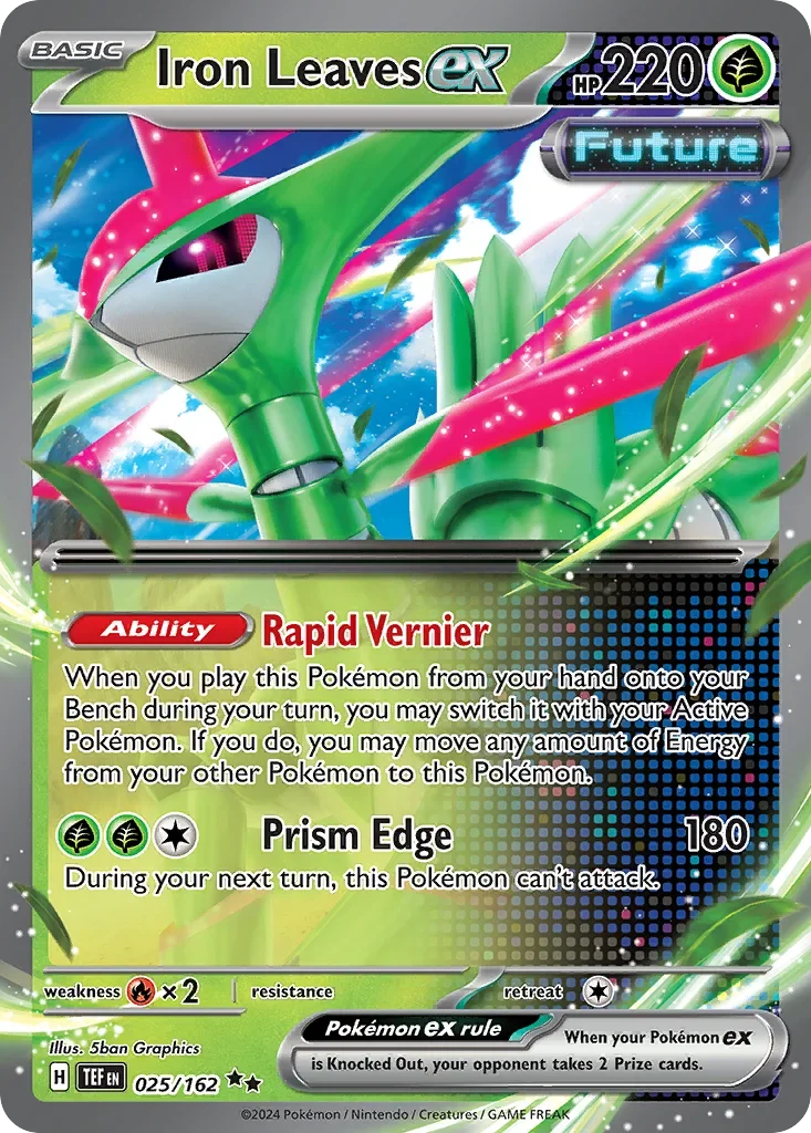 025/162 from Temporal Forces Card List Double Rare Pokemon Card