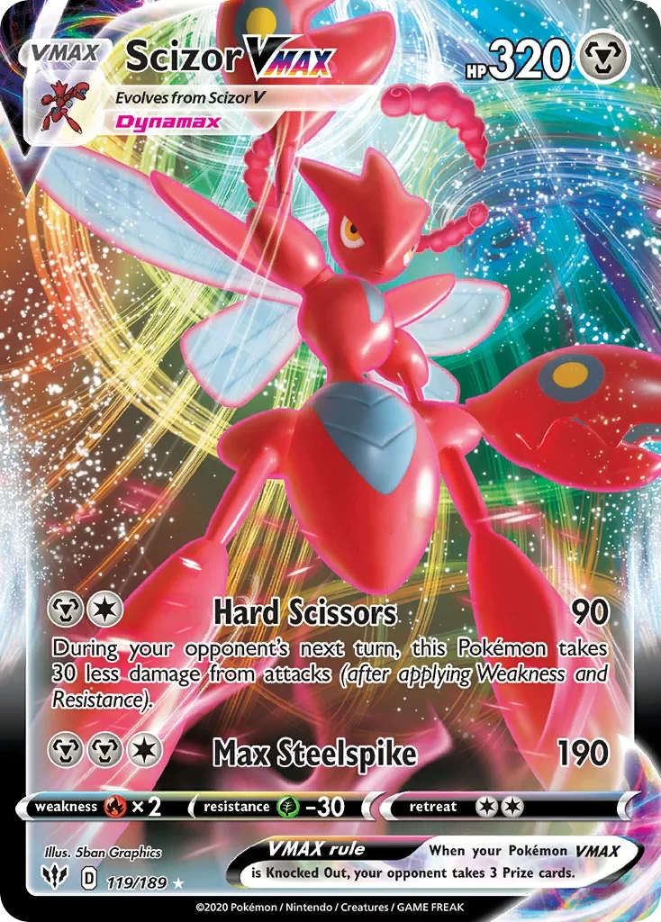 119/189 from Darkness Ablaze Ultra Rare Pokemon Card