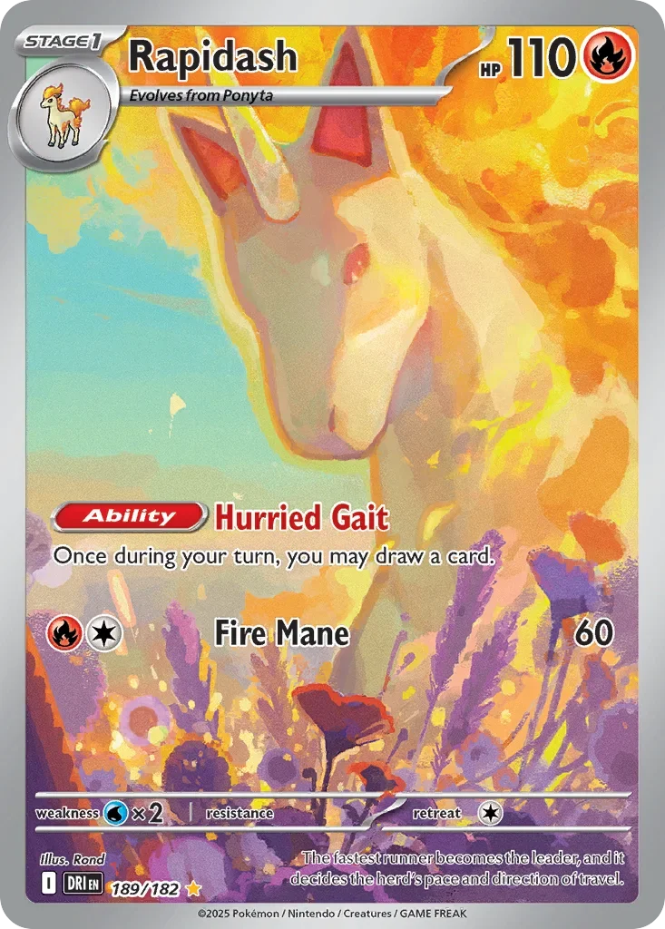 189/182 from Destined Rivals Illustration Rare Pokemon Card