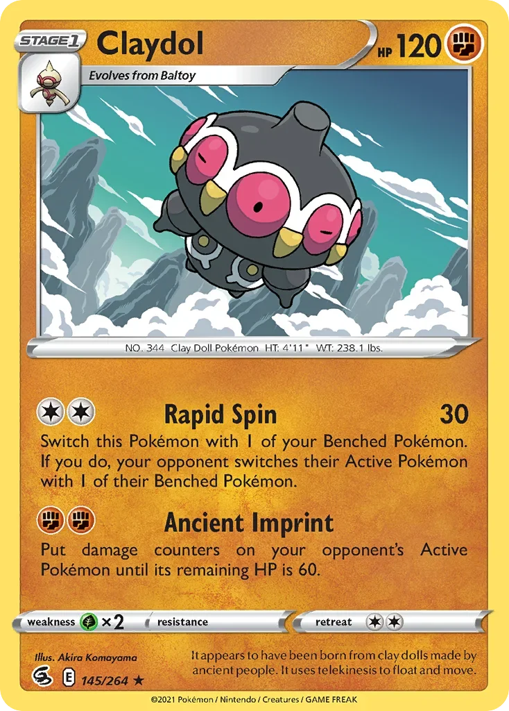 145/264 from Fusion Strike Rare Pokemon Card