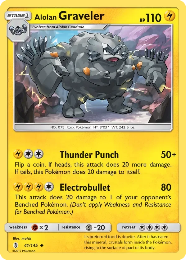 41/145 from Guardians Rising Uncommon Pokemon Card