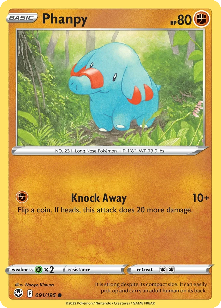 091/195 from Silver Tempest Common Pokemon Card