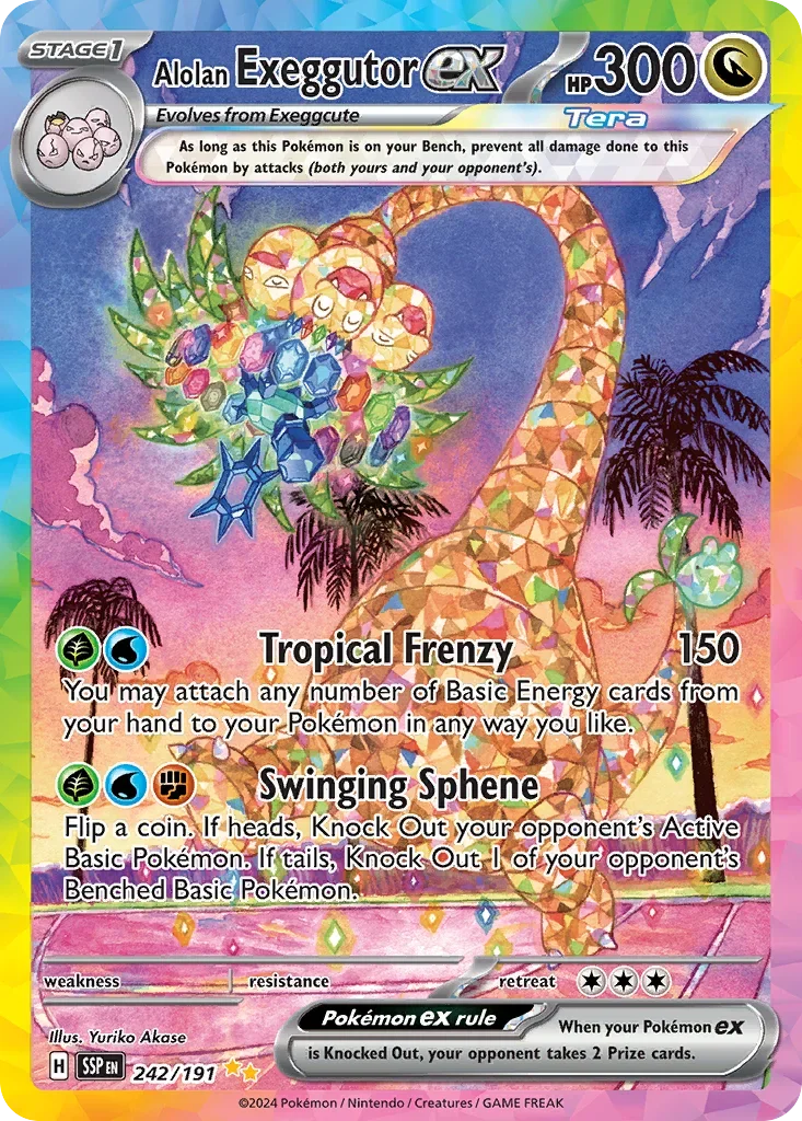 242/191 from Surging Sparks Card List Special Illustration Rare Pokemon Card