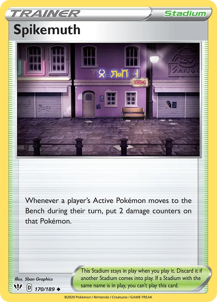 170/189 from Darkness Ablaze Uncommon Trainer Card