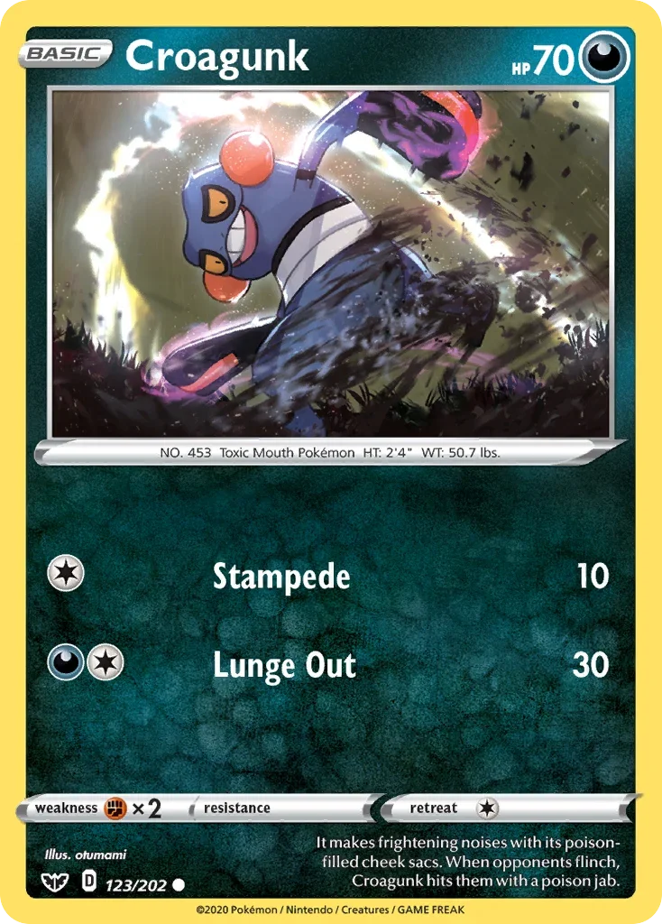 123/202 from Sword & Shield Common Pokemon Card