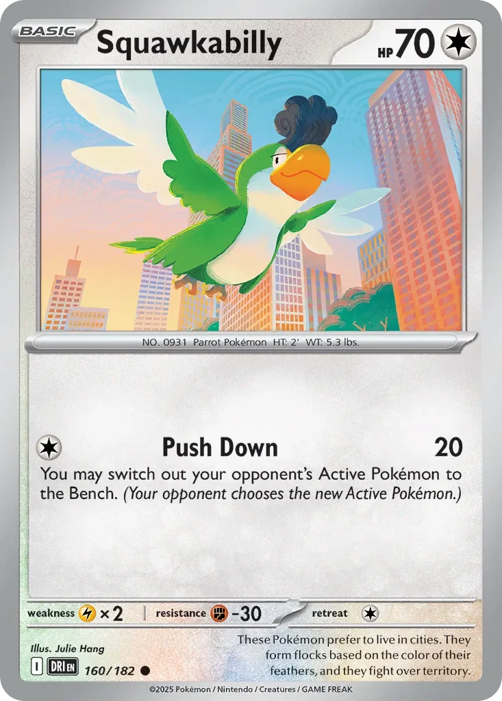 160/182 from Destined Rivals Common Pokemon Card