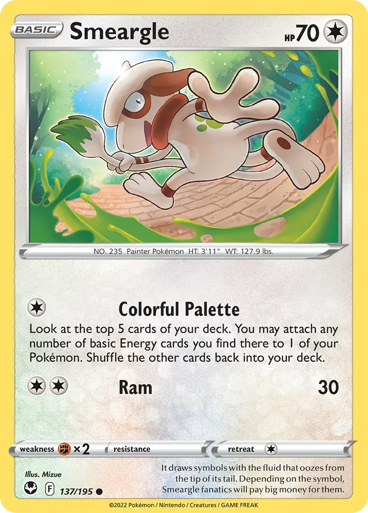 137/195 from Silver Tempest Common Pokemon Card