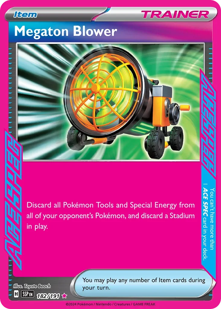 182/191 from Surging Sparks Card List ACE SPEC Rare Pokemon Card