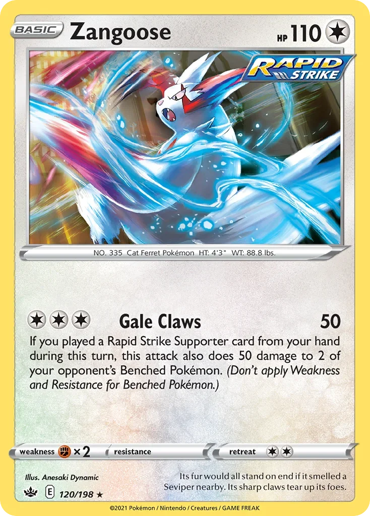 120/198 from Chilling Reign Rare Pokemon Card