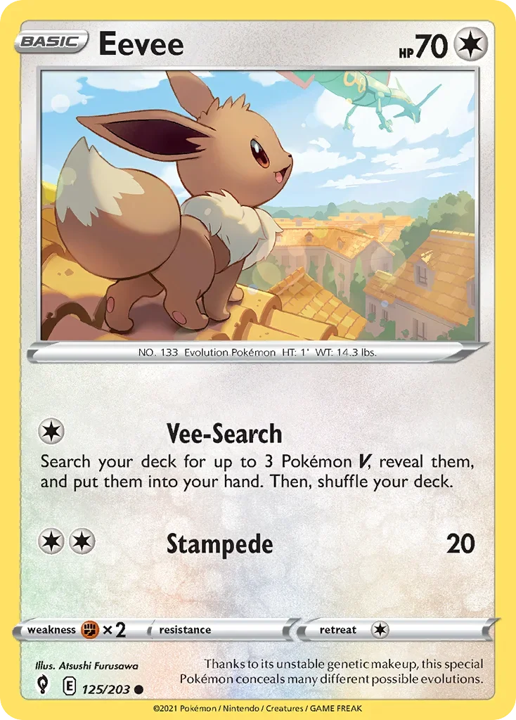 125/203 from Evolving Skies Common Pokemon Card
