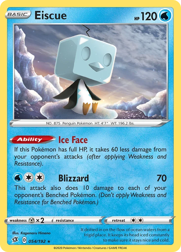 054/192 from Rebel Clash Holo Rare Pokemon Card